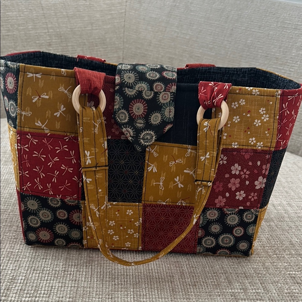 Patchwork Tote Bag - Multicolor